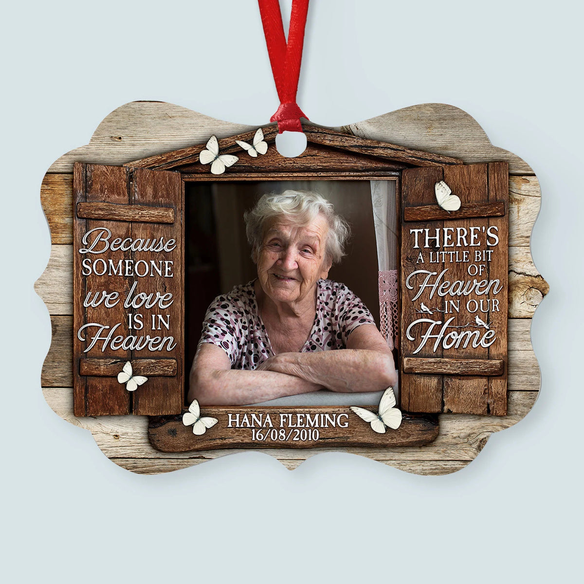 Someone We Love Is In Heaven - Personalized Aluminum Ornament - Memorial Gift For Family, Remembrance, Grief Gift, Sympathy Gift