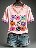 Women's Colorful Pumpkin T-Shirt