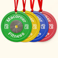 Bumper Plate - Personalized Gym Christmas Ornament